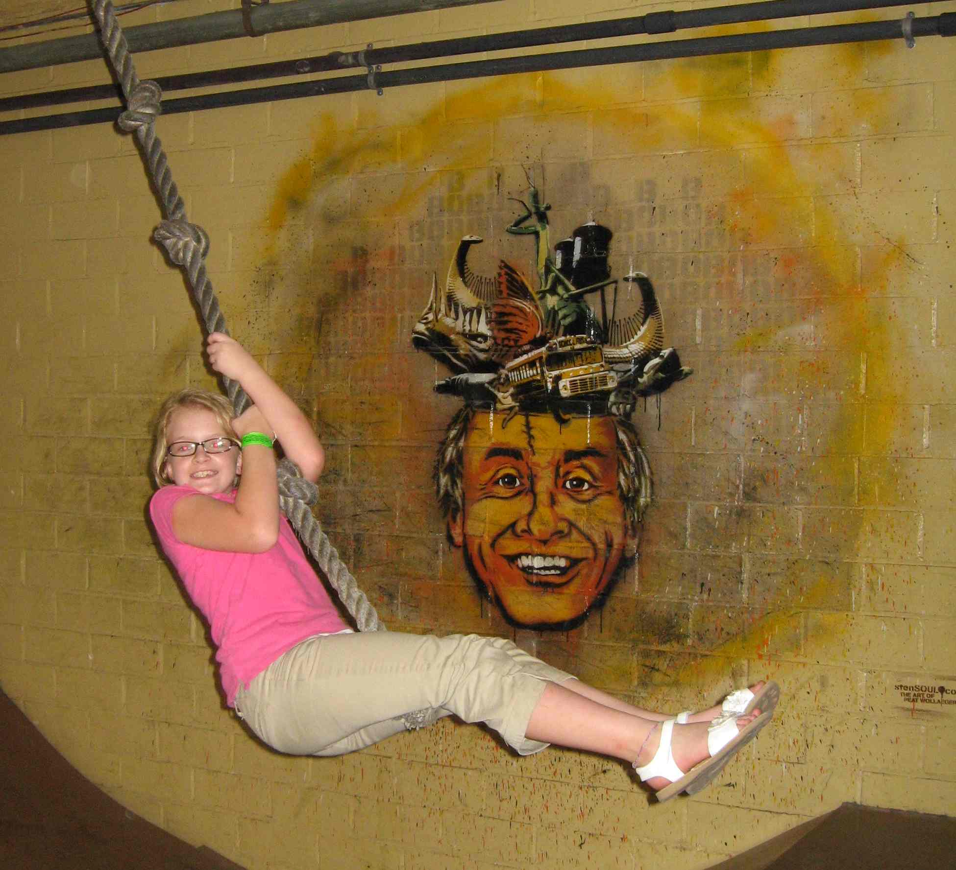 2011-08-07 Jane swinging at City Museum.jpg